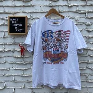Vintage 1992 USA Dream Team Micheal Jordan Team USA Championship Shirt